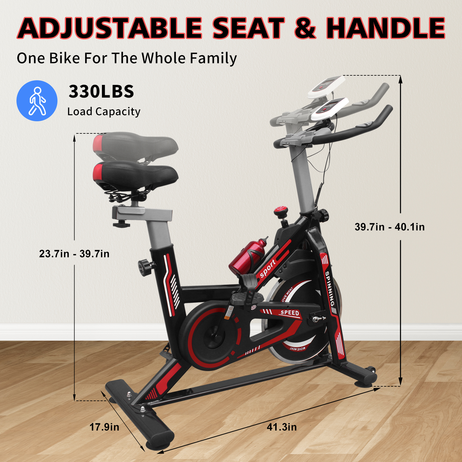 Cycling Bike with Comfortable Seat Cushion