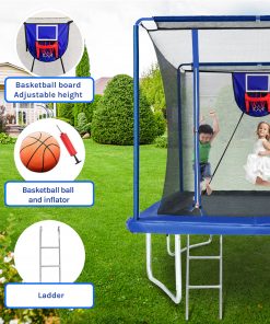 YC 8FT *12FT Rectangular Trampoline