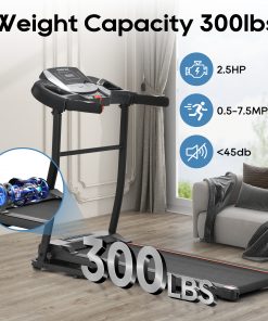 Home Folding Treadmill with Pulse Sensor