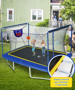 YC 8FT *12FT Rectangular Trampoline
