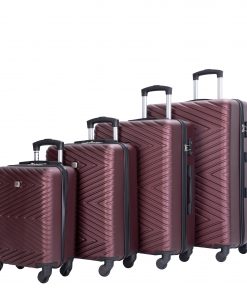 4-Piece ABS Lightweight Suitcase