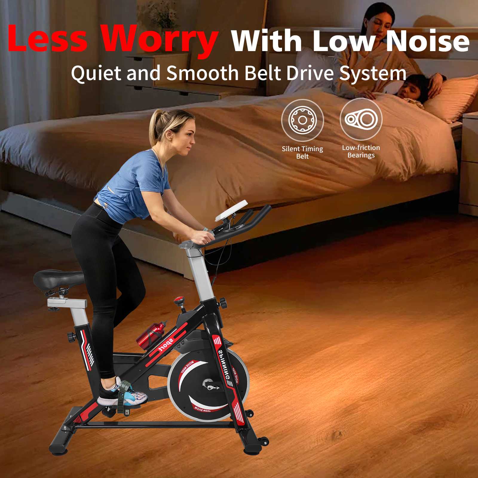 Cycling Bike with Comfortable Seat Cushion