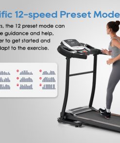 Home Folding Treadmill with Pulse Sensor