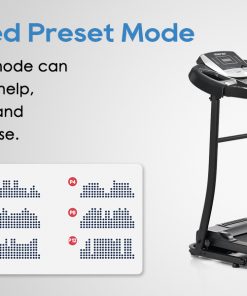 Home Folding Treadmill with Pulse Sensor