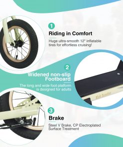 High-carbon steel Kick Scooter for Kids 6+