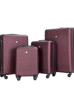 4-Piece ABS Lightweight Suitcase