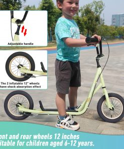 High-carbon steel Kick Scooter for Kids 6+