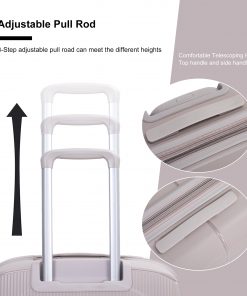 Expandable 3-Piece Hardshell Suitcase Set