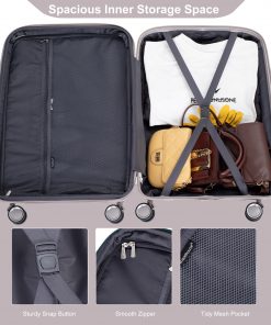 Expandable 3-Piece Hardshell Suitcase Set