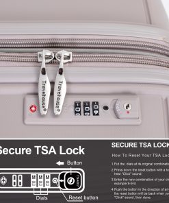 Expandable 3-Piece Hardshell Suitcase Set