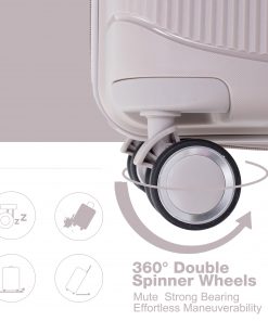 Expandable 3-Piece Hardshell Suitcase Set