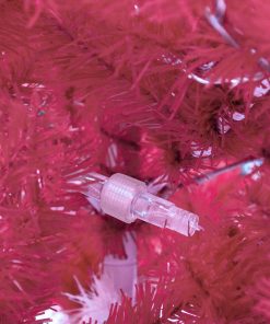 6FT Hinged Fir Artificial Fir Bent Top Christmas Tree