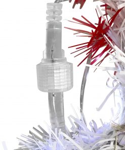 6FT Hinged Fir Artificial Fir Bent Top Christmas Tree