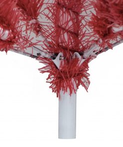 6FT Hinged Fir Artificial Fir Bent Top Christmas Tree