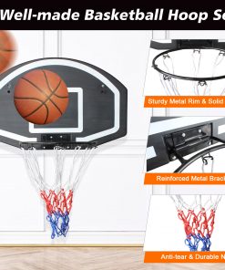 Wall-Mounted Basketball Hoop