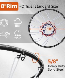 18" Steel Basketball Rim