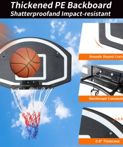 Wall-Mounted Basketball Hoop