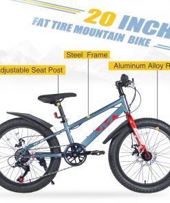ZUKKA 20 Inch Fat Tire Mountain Bike