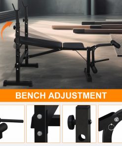 Bench Press Set with Squat Rack and Bench