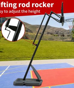 Height Adjustable Portable Basketball Goal System