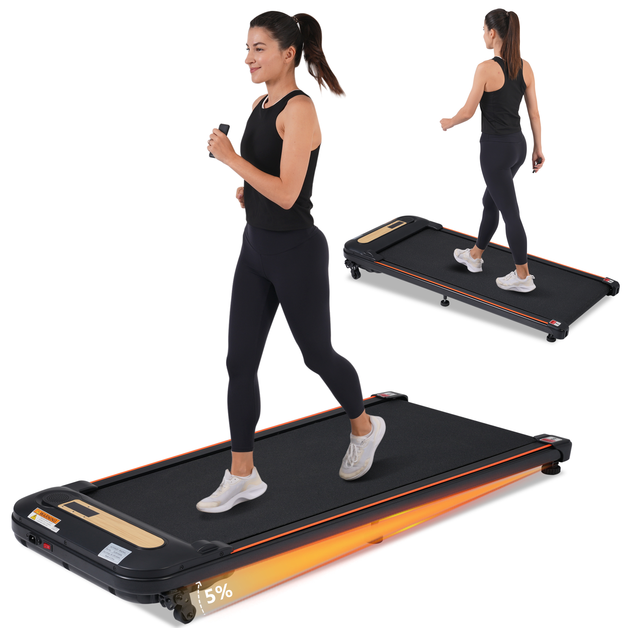 Wood Grain Decoration Walking Pad