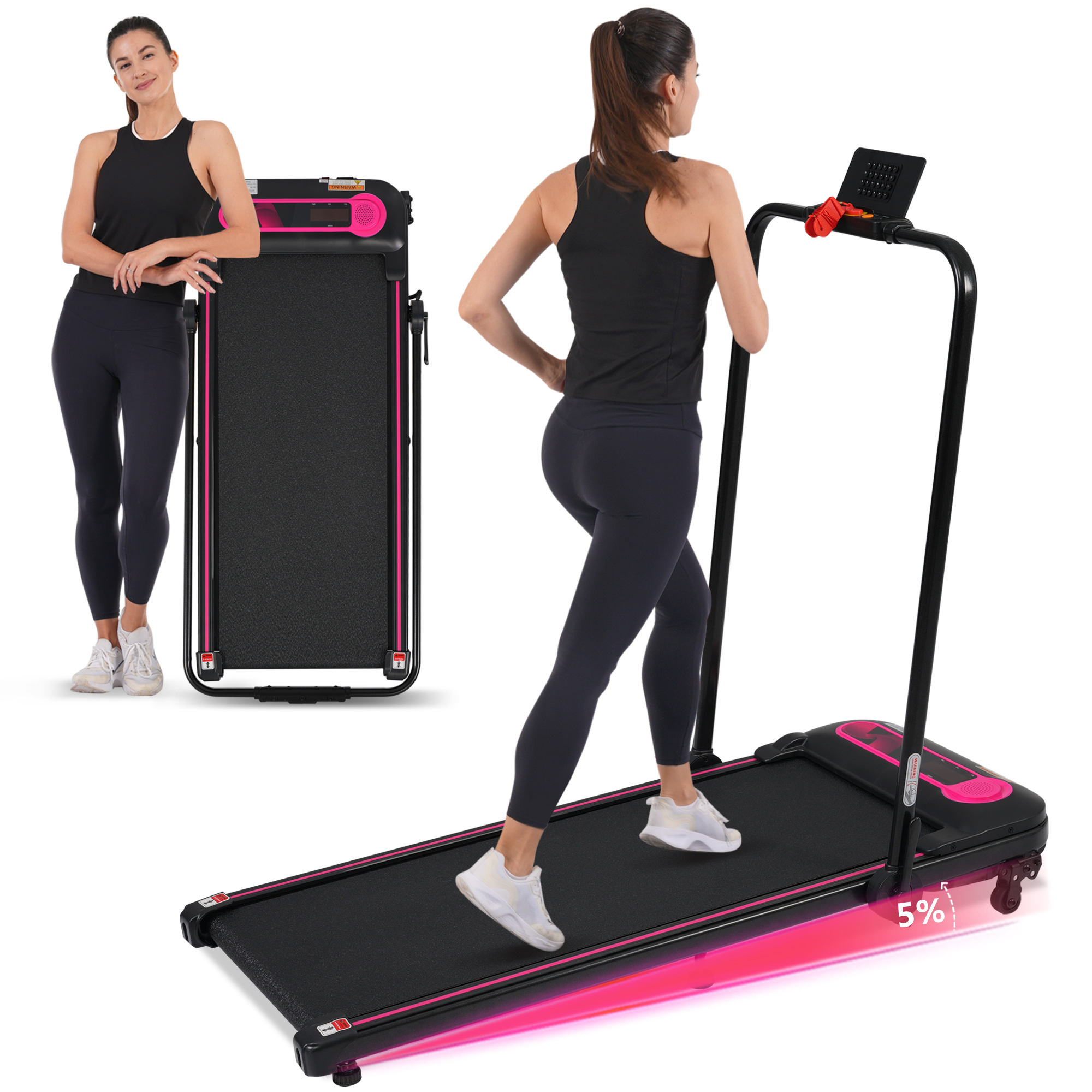 2.5HP Walking Treadmill With Incline