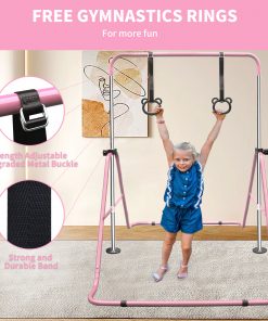 Adjustable Height Children's Horizontal Gymnastic Bar