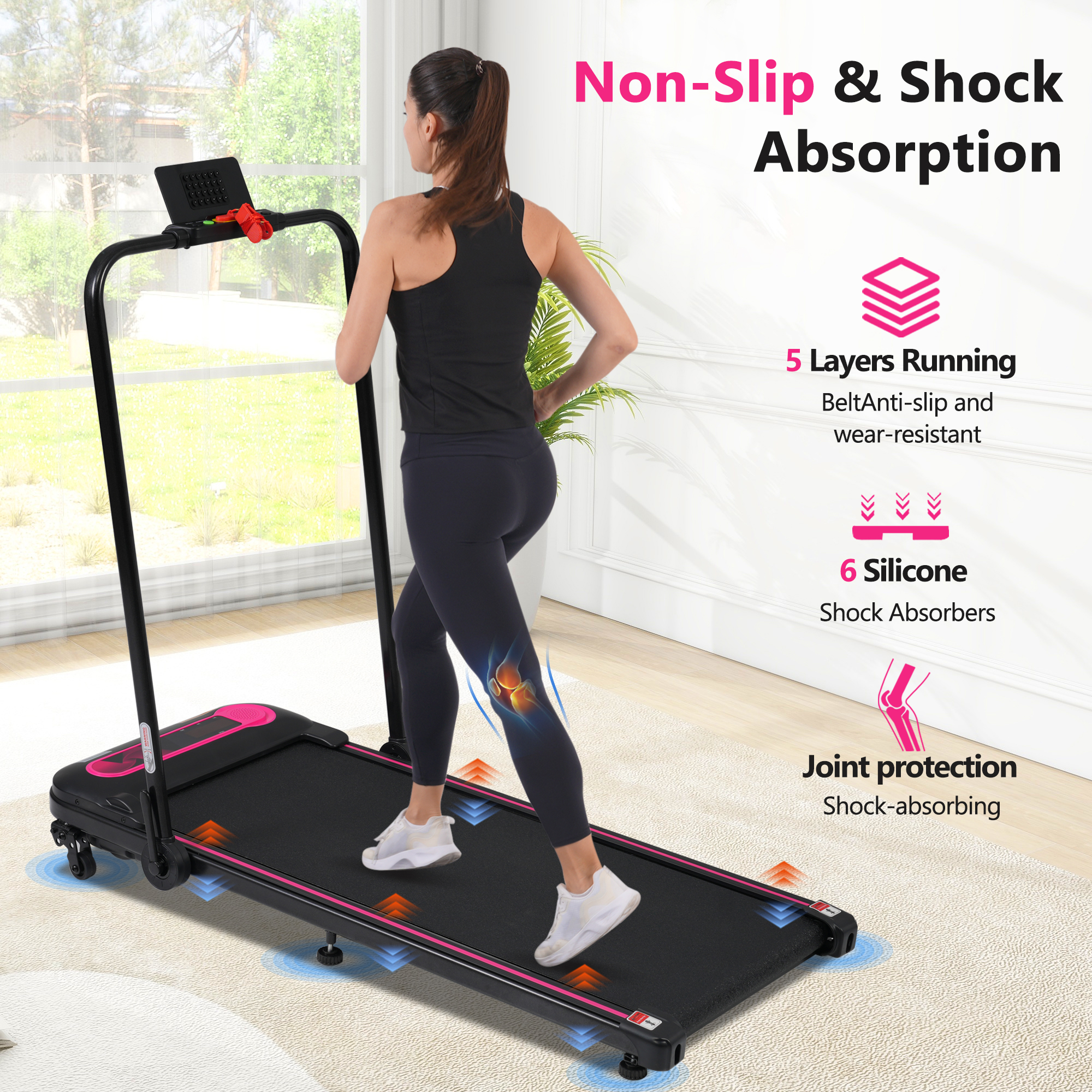 2.5HP Walking Treadmill With Incline