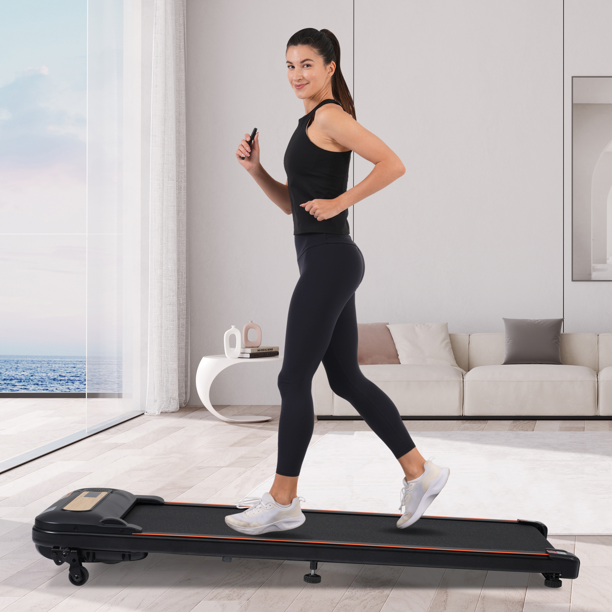 Wood Grain Decoration Walking Pad