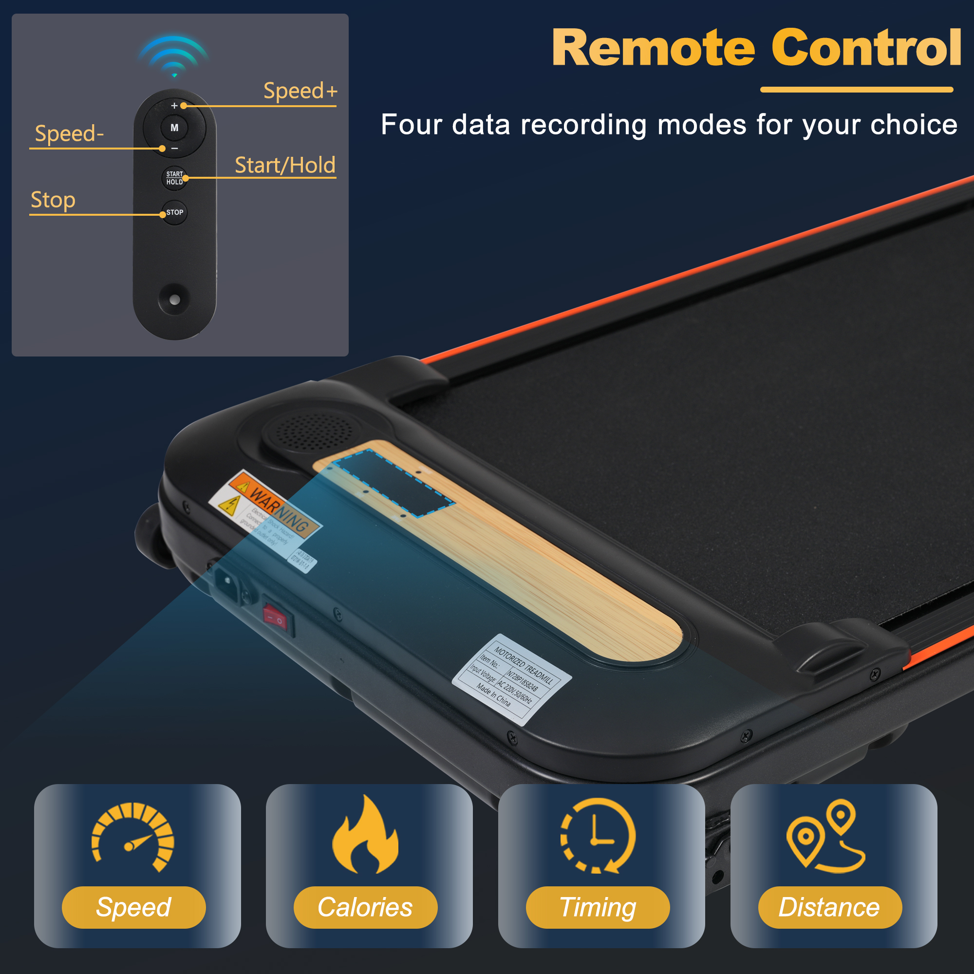 Wood Grain Decoration Walking Pad