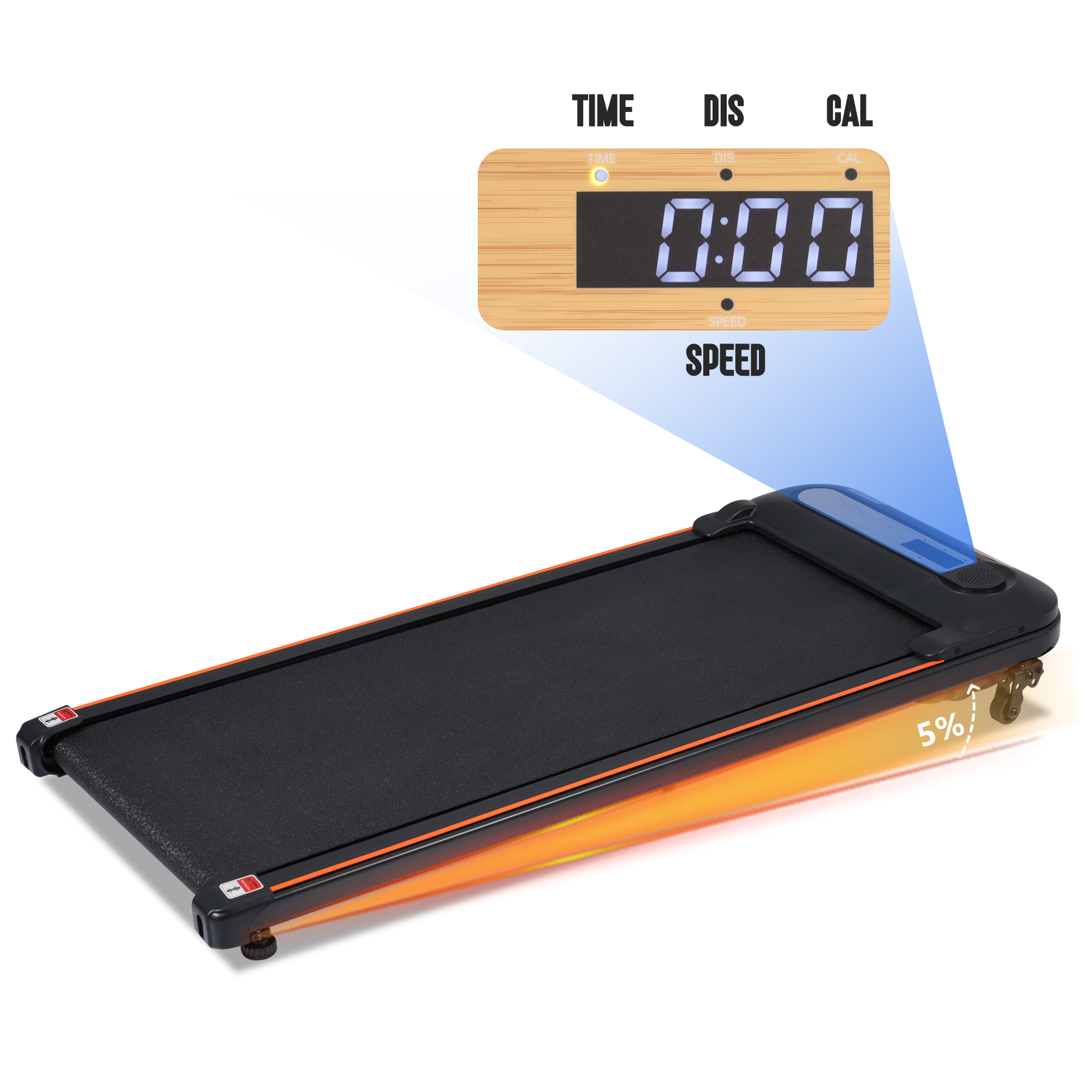 Wood Grain Decoration Walking Pad