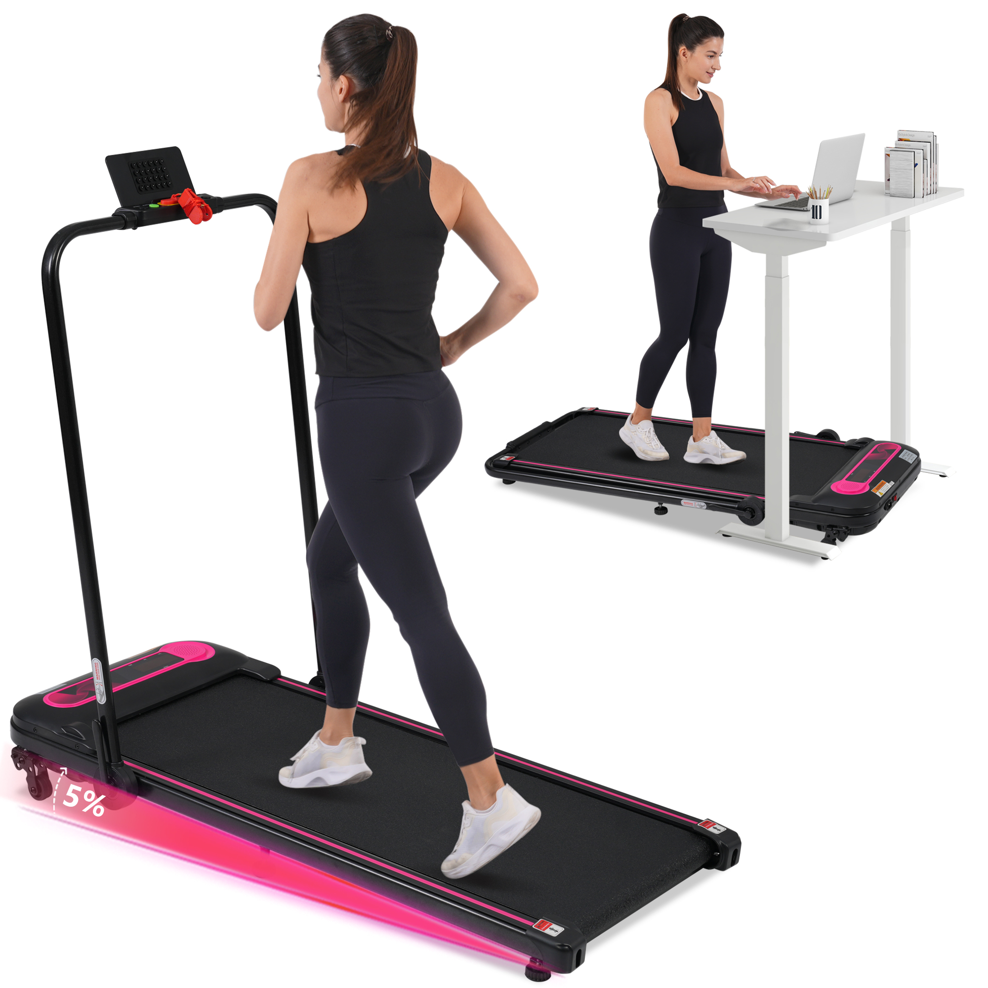 2.5HP Walking Treadmill With Incline