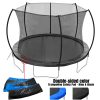 12FT Trampoline With Enclosure Net And Ladder