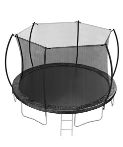 14FT Trampoline With Enclosure Net And Ladder