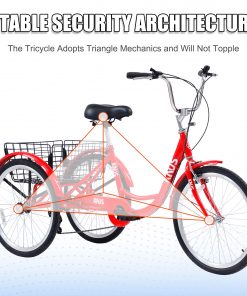 24 Inch 3-Wheel Bikes