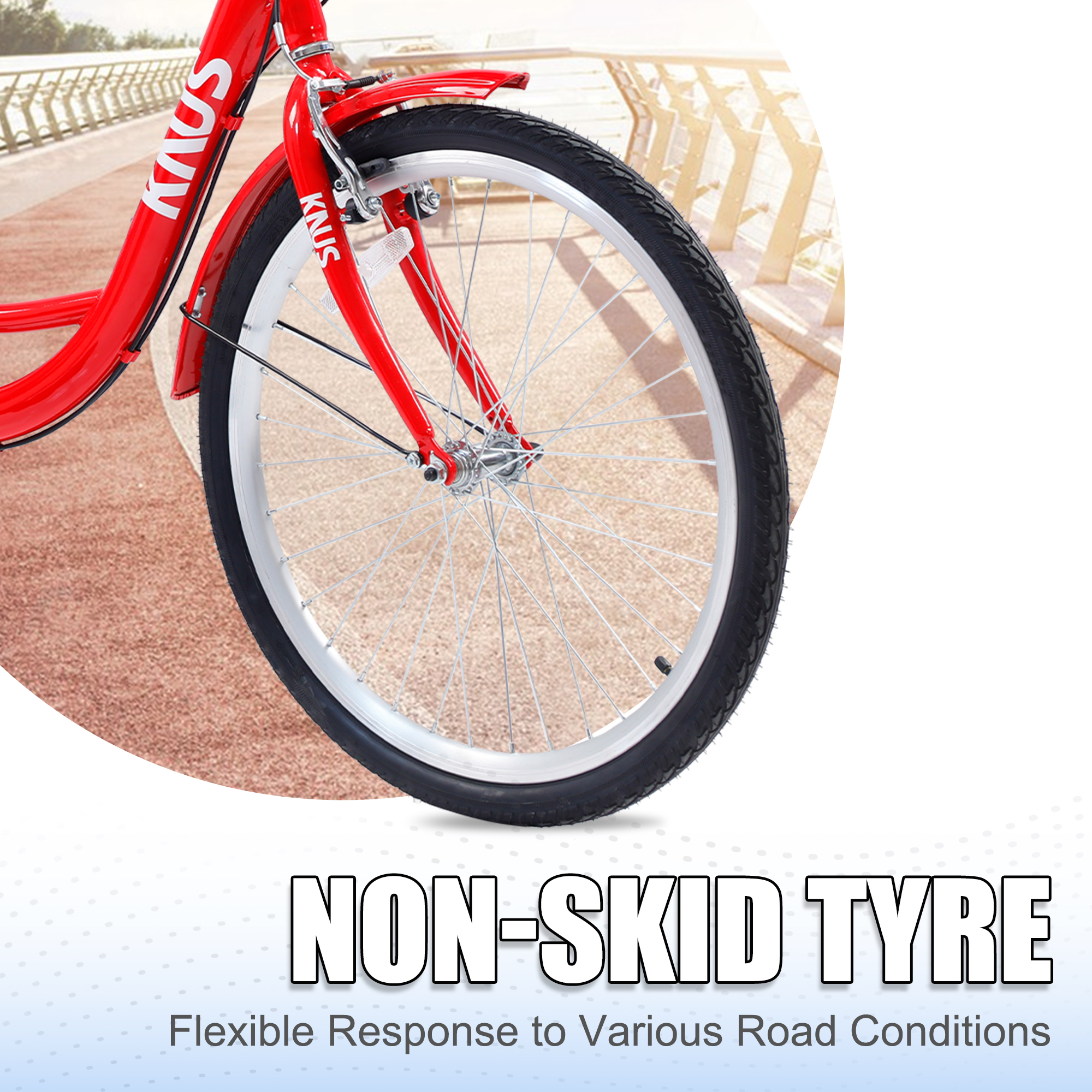 24 Inch 3-Wheel Bikes