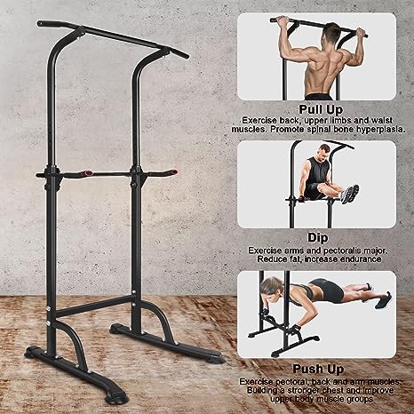 Tower Workout Dip Station Pull Up Bar