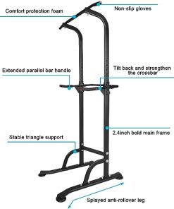 Tower Workout Dip Station Pull Up Bar