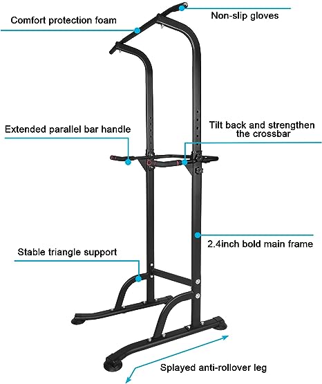 Tower Workout Dip Station Pull Up Bar