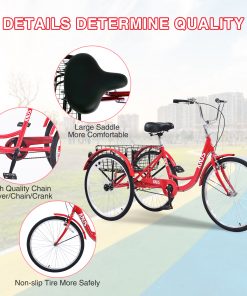 24 Inch 3-Wheel Bikes