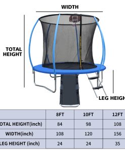 10FT Trampoline with Enclosure