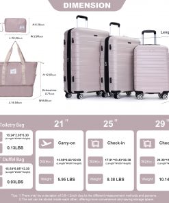 5 Pieces Luggage Sets