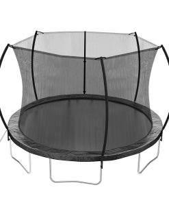 12FT Trampoline With Enclosure Net And Ladder
