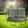 14FT Trampoline With Enclosure Net And Ladder