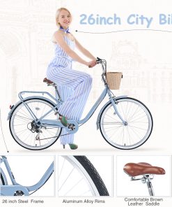 26 Inch 7 Speed Girls Bike