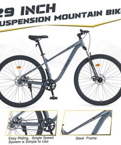 29 Inch Wheels Single Speed Mountain Bike