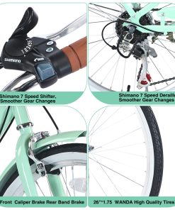 ZUKKA 26 Inches 7 Speed Girls Bike