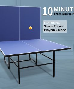 9FT Mid-Size Table Tennis Table Set