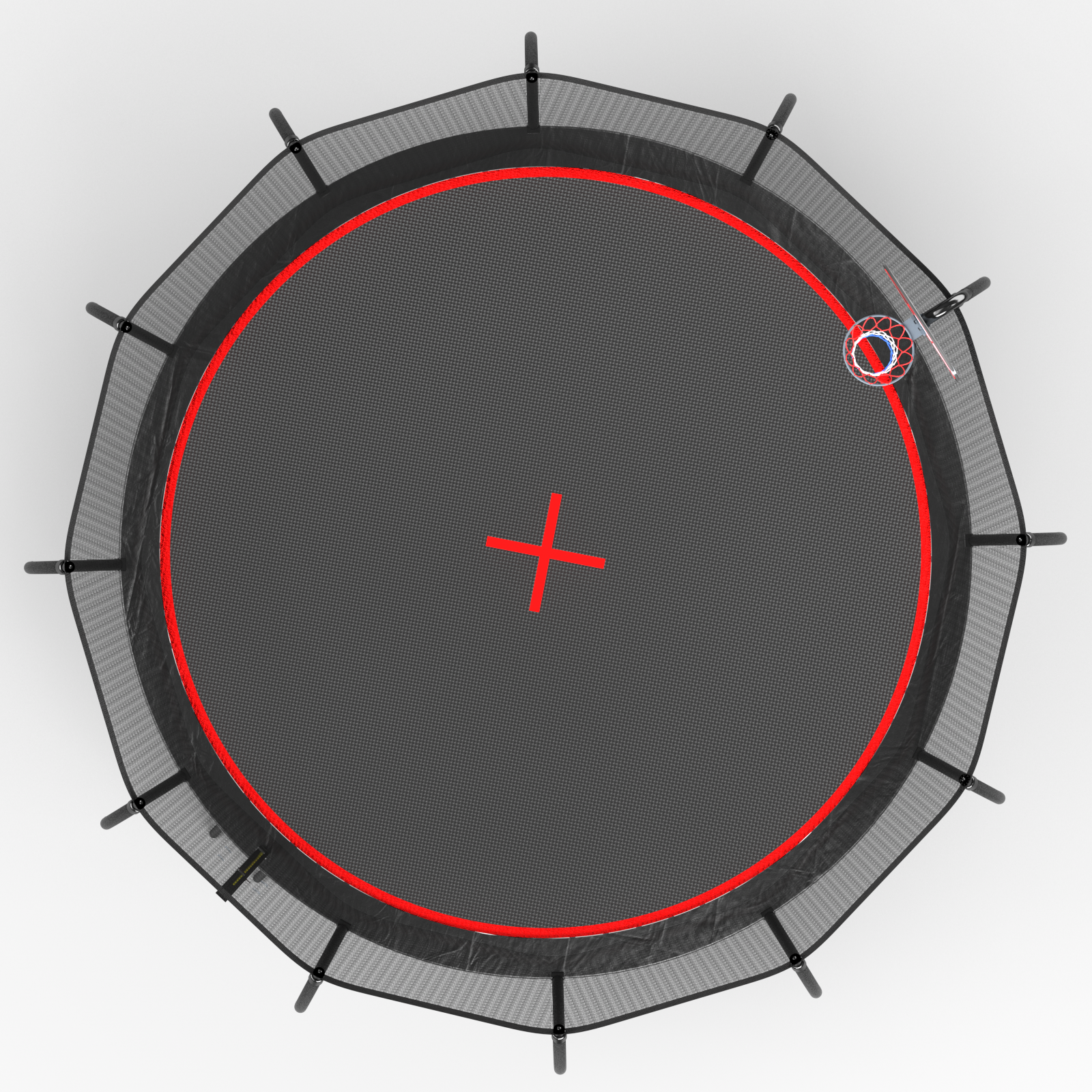 YC 16FT trampoline Pumpkin