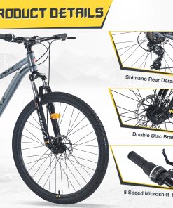 29 Inch Wheels 8 Speed Mountain Bike